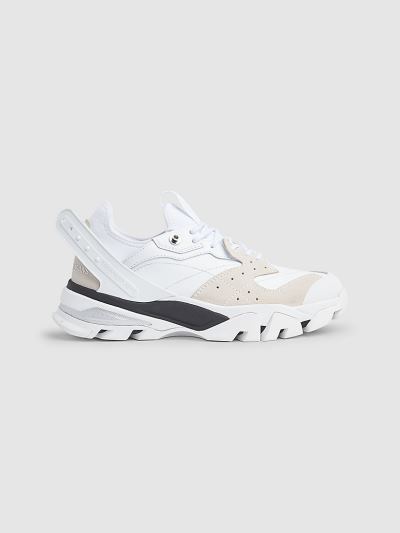 Calvin Klein Cipők HU670610 | Calvin Klein Bőr Chunky Női Sportcipő Fehér